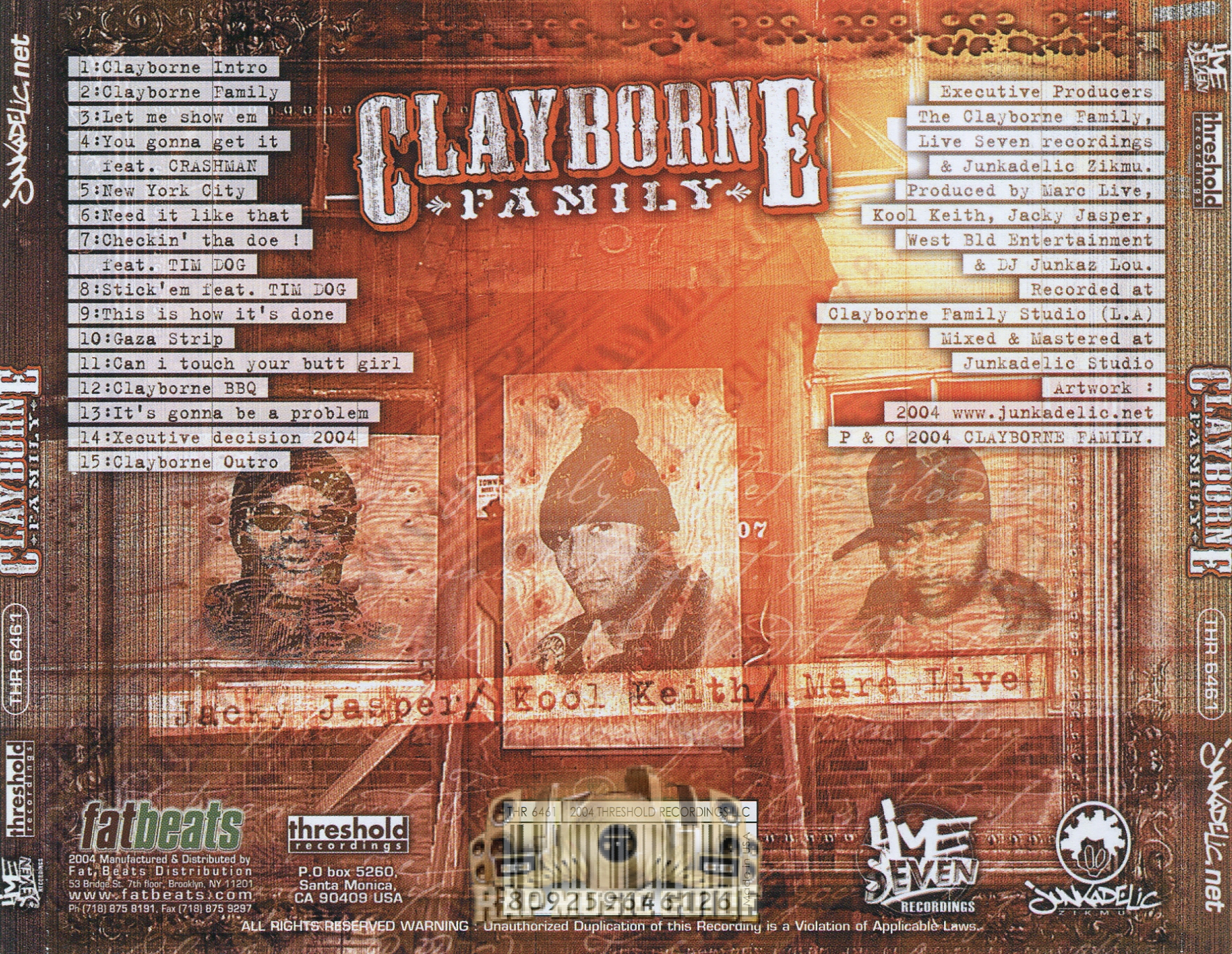 Clayborne Family Clayborne Family CD Rap Music Guide